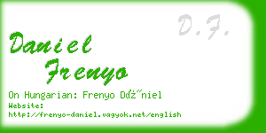 daniel frenyo business card